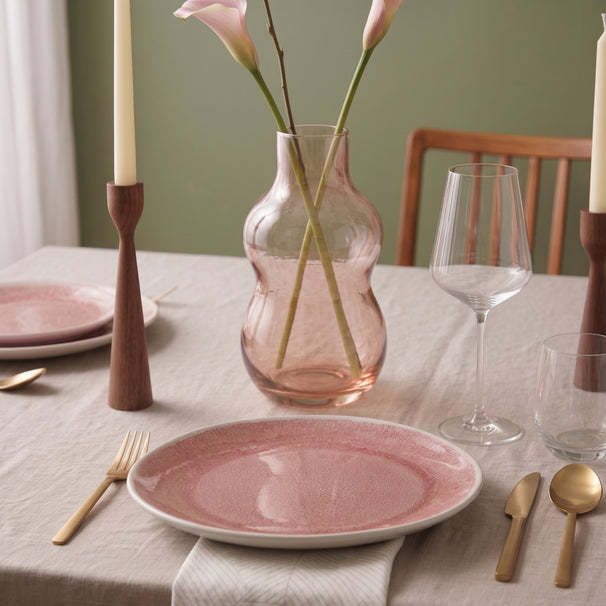 Assiettes plates Cookinglife Nola Rose ø 27 cm – 6 pièces