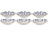 Assiettes creuses / Assiettes à pâtes Cookinglife Fleuris ø 20 cm - 6 pièces