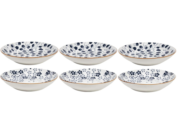 Assiettes creuses / Assiettes à pâtes Cookinglife Fleuris ø 20 cm - 6 pièces