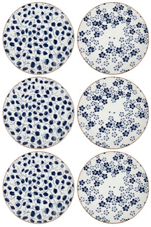 Assiettes à dîner Cookinglife Fleuris ø 27 cm - 6 pièces