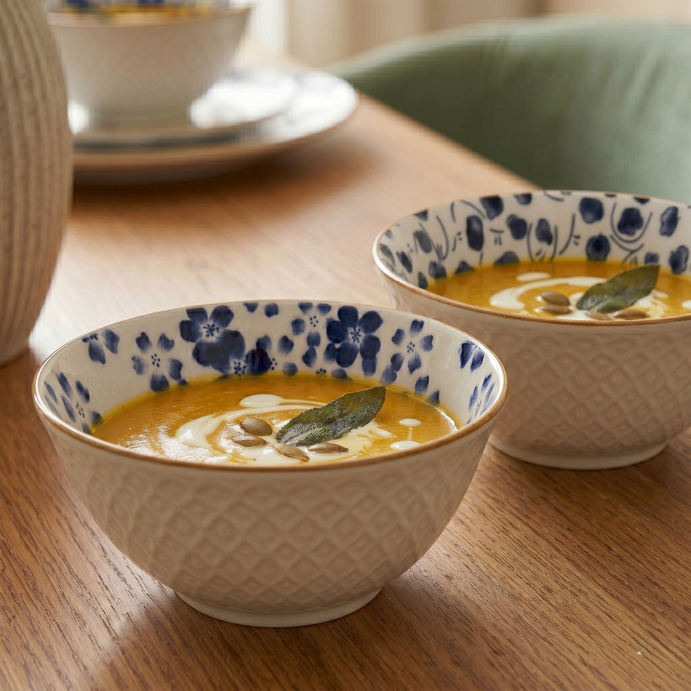 Bols à soupe / Bols Cookinglife Fleuris ø 16 cm - 6 pièces
