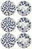 Assiettes à petit déjeuner / Assiettes à dessert Cookinglife Fleuris ø 19 cm - 6 pièces