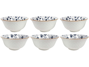 Bols à soupe / Bols Cookinglife Fleuris ø 16 cm - 6 pièces