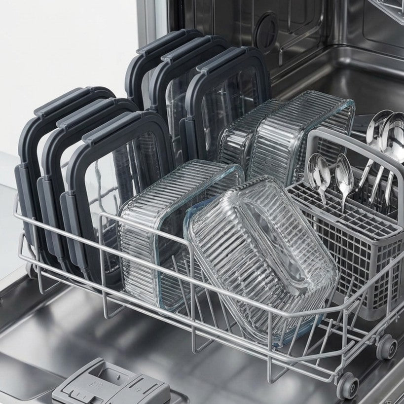 Boîtes de conservation Cookinglife en verre Boro Lines 1.5 litre - 2 pièces