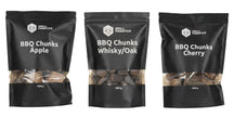 Cookinglife Grill Bois de Fumage Set de Démarrage - Mélange de Saveurs BBQ - Pomme, Chêne Whisky & Cerise Chunks