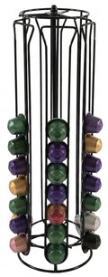 Porte-capsules Nespresso Cookinglife noir - pivotant - 60 capsules