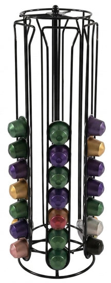 Porte-capsules Nespresso Cookinglife noir - pivotant - 60 capsules