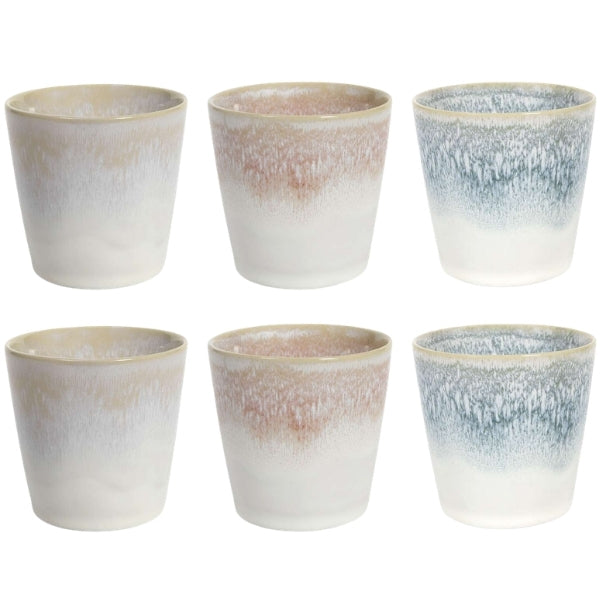 Cookinglife Tasses à café Mist 200 ml - 6 pièces