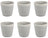 Tasses à café / Tasses Senseo Cookinglife – Breeze Grise – 200 ml – 6 pièces