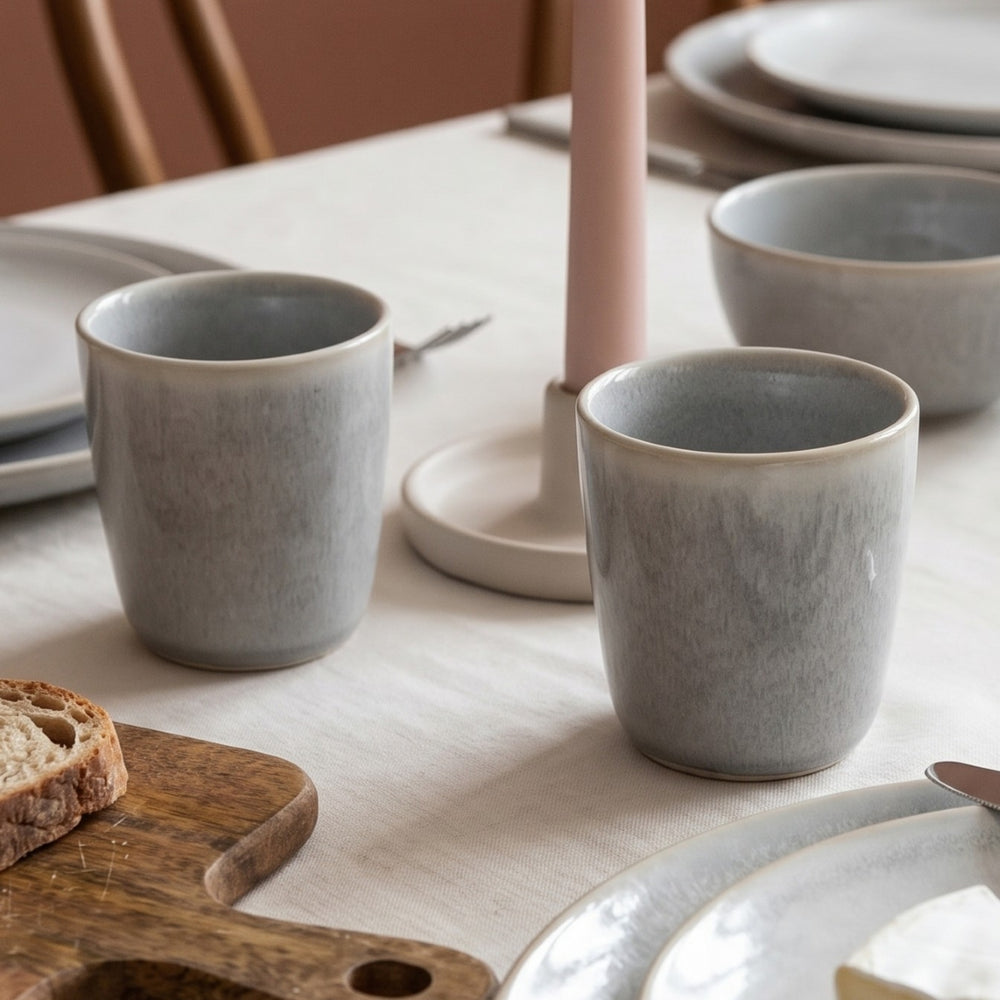 Tasses à café / Tasses Senseo Cookinglife – Breeze Grise – 200 ml – 6 pièces