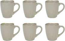 Tasses à café Cookinglife Linen Beige 340 ml – 6 pièces