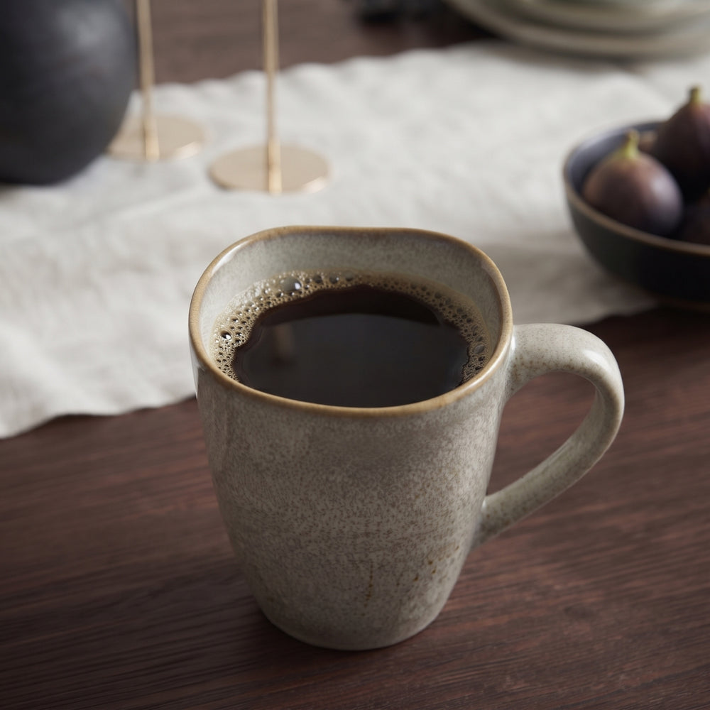 Tasses à café Cookinglife Linen Beige 340 ml – 6 pièces