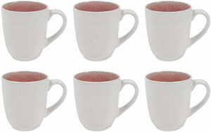 Tasses à café Cookinglife Nola Rose 330 ml – 6 pièces