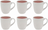 Tasses à café Cookinglife Nola Rose 330 ml – 6 pièces