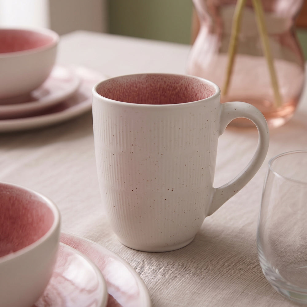 Tasses à café Cookinglife Nola Rose 330 ml – 6 pièces