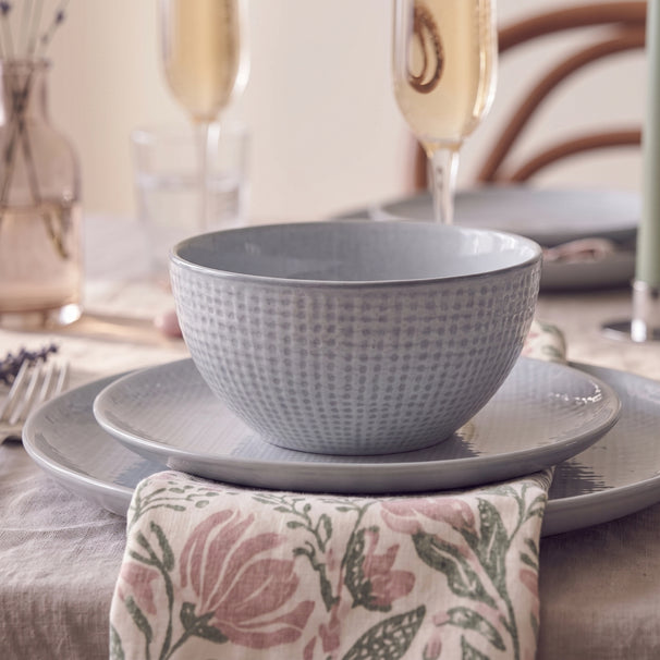 Bols à soupe / Bols Cookinglife Linen Gris ø 15 cm – 6 pièces