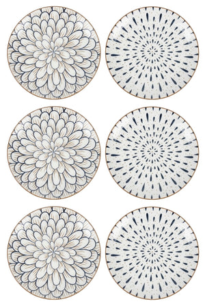 Assiettes à petit-déjeuner / Assiettes à dessert Cookinglife Noria ø 19 cm - 6 pièces