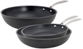 Ensemble de poêles Cookinglife Revolt 3 pièces - Wok 28 cm + Poêles 24 & 28 cm - compatible avec toutes les sources de chaleur - revêtement antiadhésif en céramique