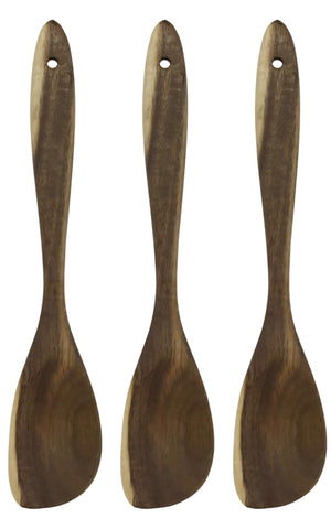 Cuillères de Cuicine Cookinglife en Bois d'Acacia 32 cm - 3 pièces
