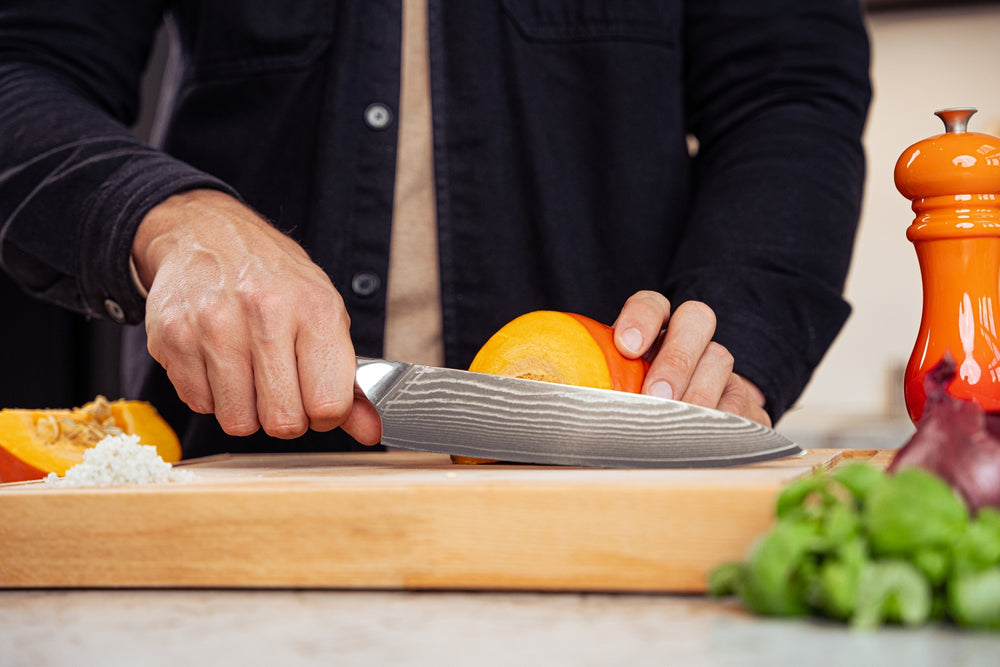 Couteau de chef Blackwell - Style japonais - Damascus - 20 cm