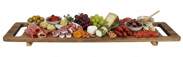 Planche de service / Planche à tapas Cookinglife - Bois d'Acacia - 60 x 13 cm