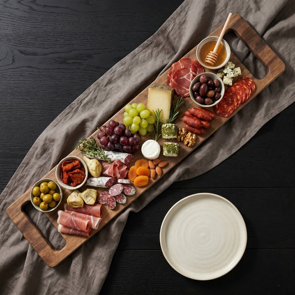 Planche de service / Planche à tapas Cookinglife - Bois d'Acacia - 60 x 13 cm
