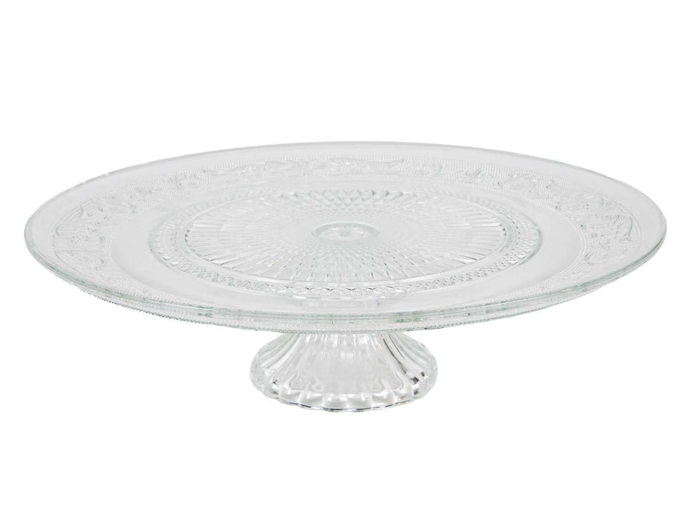 Cookinglife Plateau à gâteau sur pied classique - Verre - ø 32,5 cm