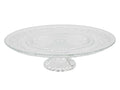 Cookinglife Plateau à gâteau sur pied classique - Verre - ø 32,5 cm