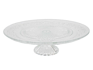 Cookinglife Plateau à gâteau sur pied classique - Verre - ø 32,5 cm