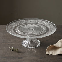 Cookinglife Plateau à gâteau sur pied classique - Verre - ø 32,5 cm