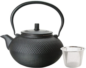 Théière Cookinglife Arare avec filtre en inox - Fonte noire - 1.5 litre