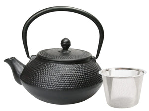 Théière Cookinglife Arare avec filtre inox - Fonte noire - 800 ml