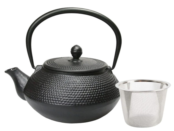 Théière Cookinglife Arare avec filtre inox - Fonte noire - 800 ml