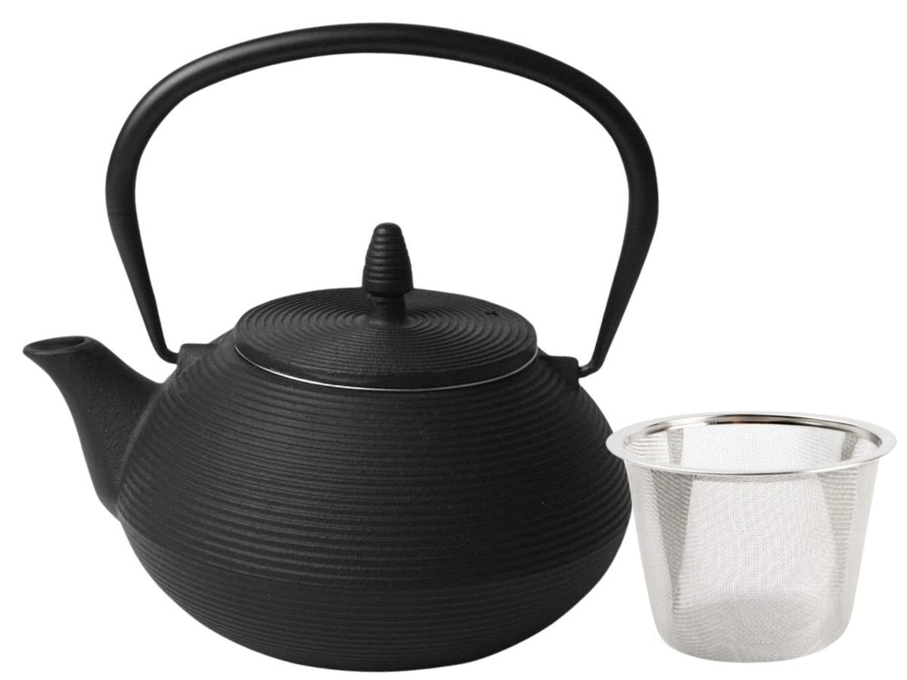 Théière Cookinglife Itome avec filtre en inox - Fonte noire - 800 ml