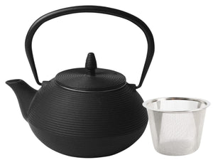 Théière Cookinglife Itome avec filtre en inox - Fonte noire - 800 ml