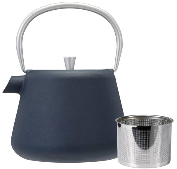 Théière en fonte Cookinglife - Théière a filtre en inox - Gris - 1 L
