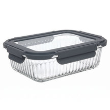 Boîtes de conservation Cookinglife en verre Boro Lines 1 litre + 1,5 litre - 2 pièces