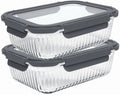 Boîtes de conservation Cookinglife en verre Boro Lines 1.5 litre - 2 pièces
