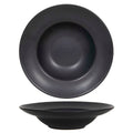 Set d'assiettes creuses Cookinglife - Assiettes à pâtes - noires - ø 24 cm - 6 pièces