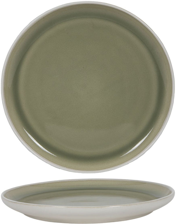 Ensemble d'assiettes a diner Cookinglife - en gres - Mos - Ø 27 cm - 6 pieces