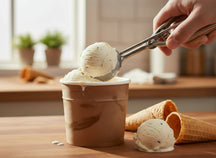 Cuillère à glace Cookinglife - Portionneur à glace - en acier inoxydable - 27 cm