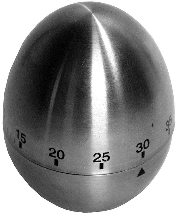 Minuteur de cuisine Cookinglife - Minuteur à oeuf - en acier inoxydable - 80 mm