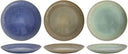 Set d'assiettes Cookinglife - Petit-déjeuner - Aqua Maris - Ø21cm - 6 pieces