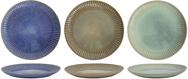 Set d'assiettes Cookinglife - Petit-déjeuner - Aqua Maris - Ø21cm - 6 pieces