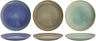 Set d'assiettes Cookinglife - Petit-déjeuner - Aqua Maris - Ø21cm - 6 pieces