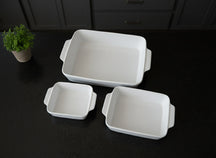 Ensemble de plats à four Cookinglife - en grès - 0,7-3,5 L - 3 pièces