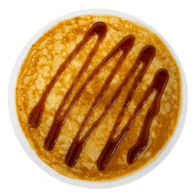 Ensemble d'assiettes à crêpes Cookinglife - en porcelaine - ø 30 cm - 6 pièces