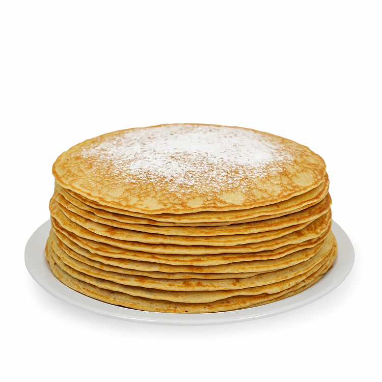 Ensemble d'assiettes à crêpes Cookinglife - en porcelaine - ø 30 cm - 6 pièces