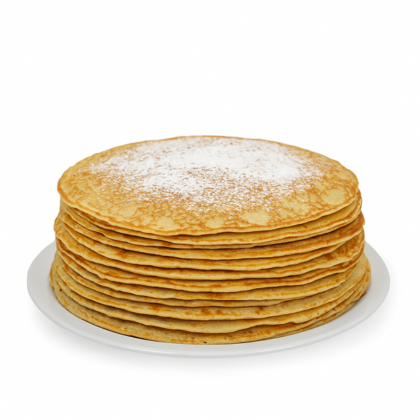Ensemble d'assiettes à crêpes Cookinglife - en porcelaine - ø 30 cm - 6 pièces