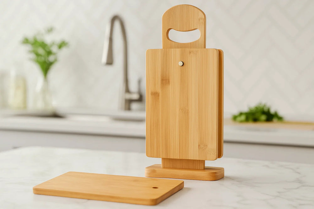 Set de planches à découper Cookinglife - en bambou - Organic - 5 pièces